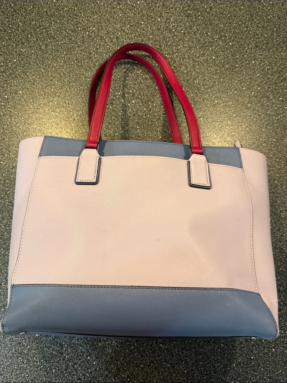kate spade Women’s Purple, Blue & Red Leather Colorblock Tote with Tag
